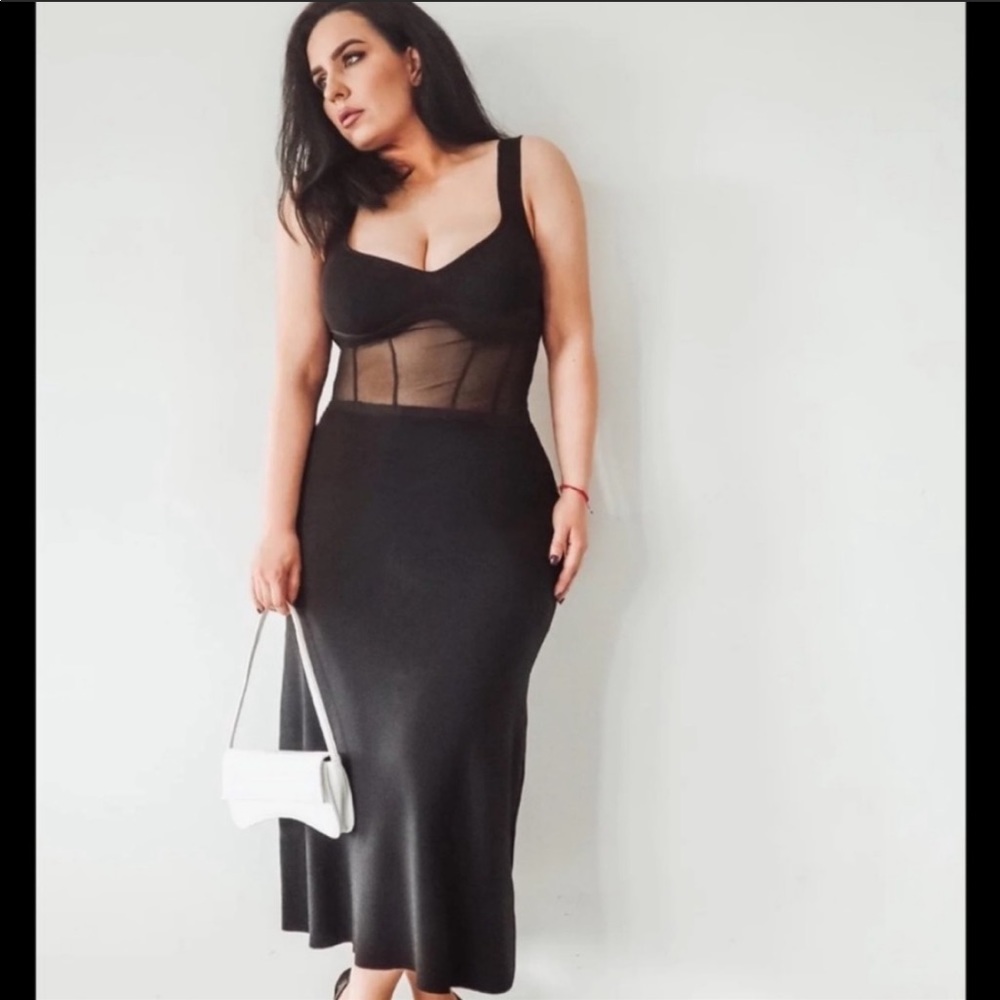 Zara special Edition Black combination Dress